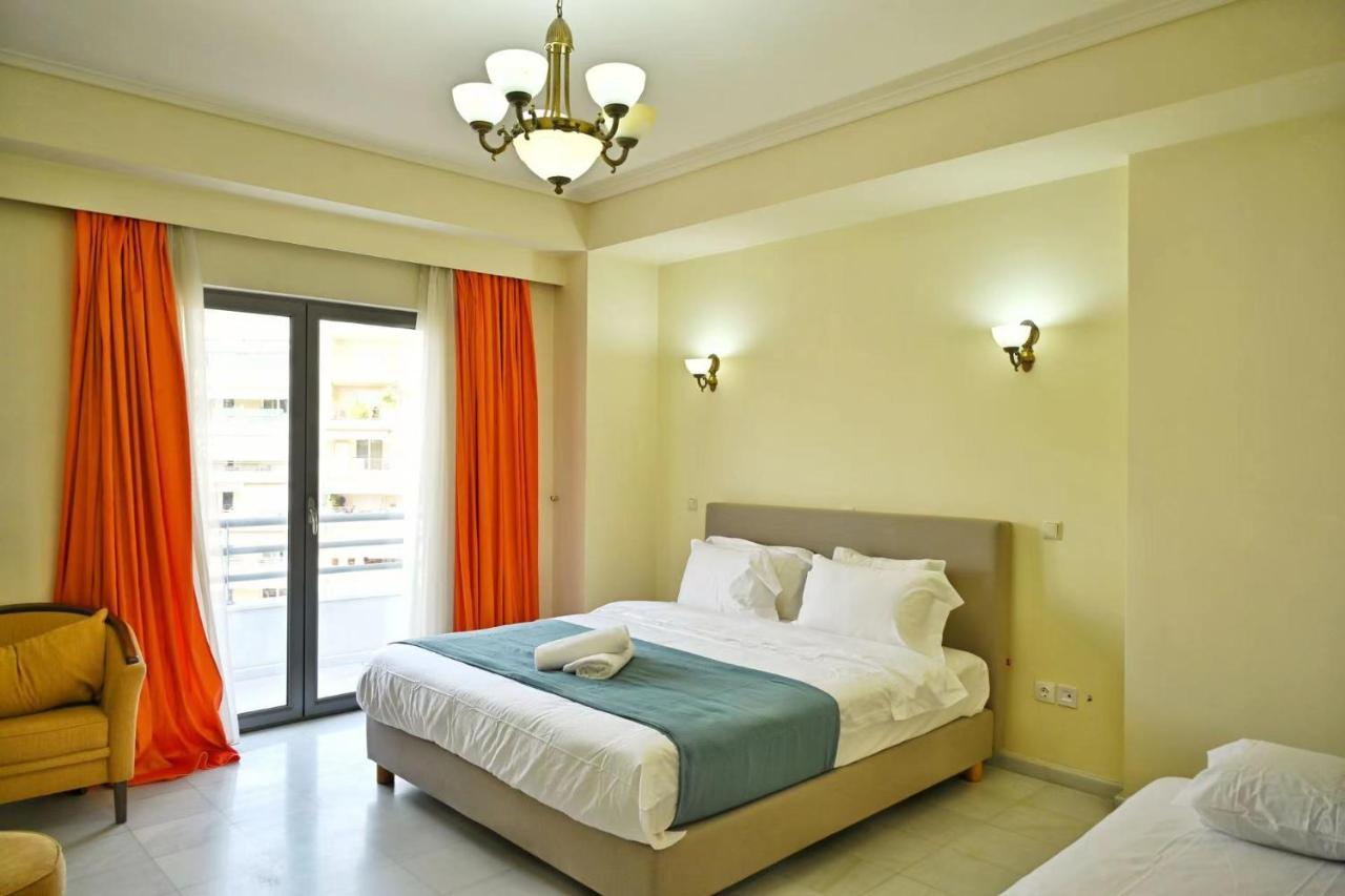 New Times Home & Hotels Near Metro Station Athens Center ภายนอก รูปภาพ